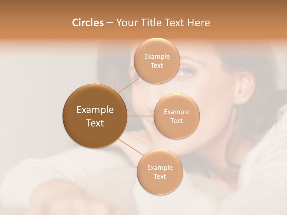 Woman Low Optic PowerPoint Template