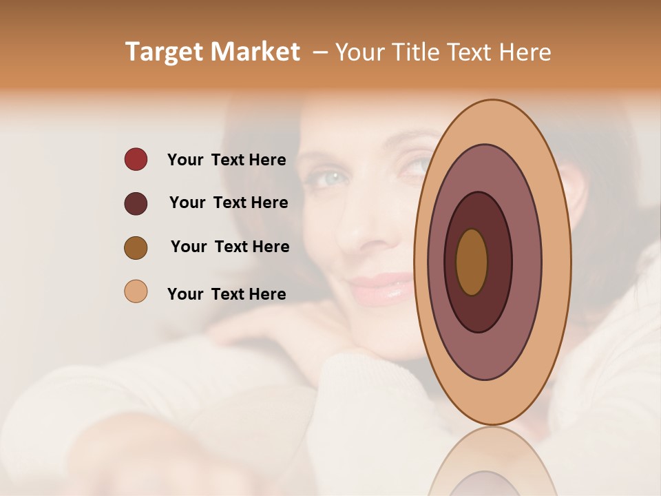 Woman Low Optic PowerPoint Template