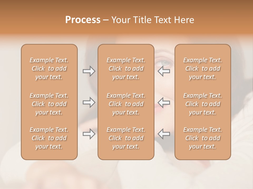 Woman Low Optic PowerPoint Template