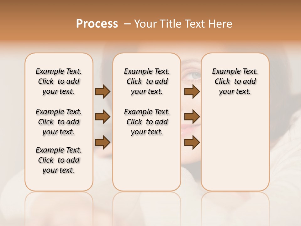 Woman Low Optic PowerPoint Template