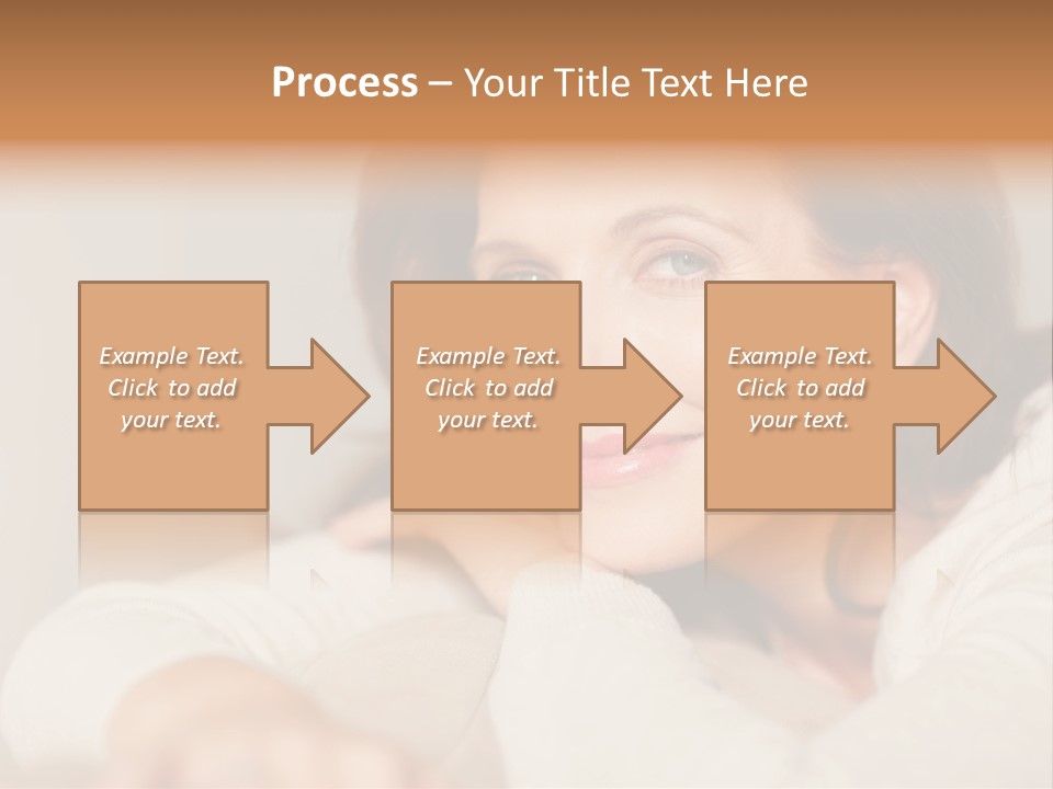 Woman Low Optic PowerPoint Template