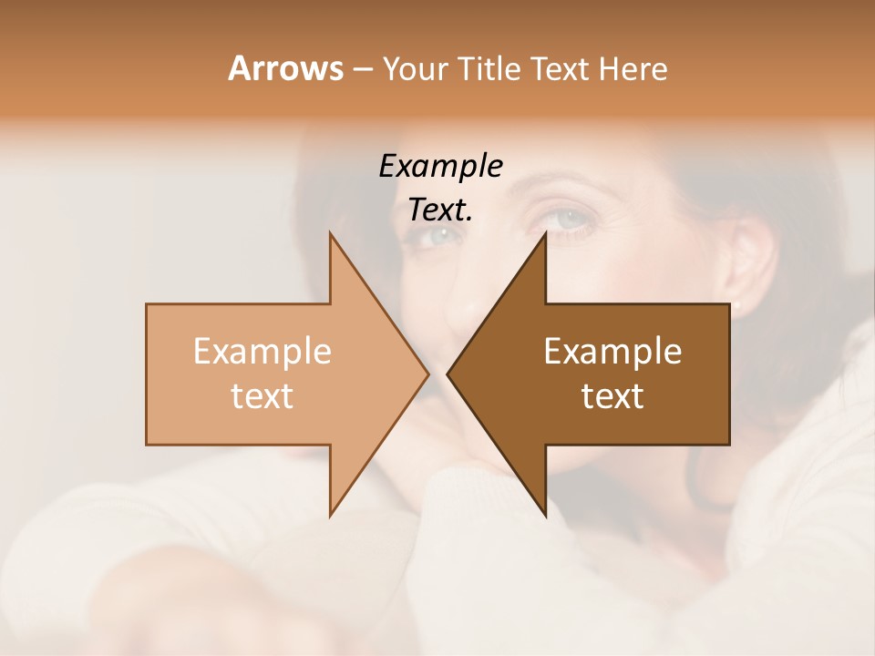 Woman Low Optic PowerPoint Template