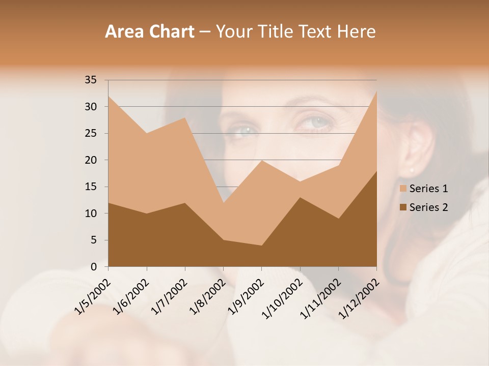 Woman Low Optic PowerPoint Template