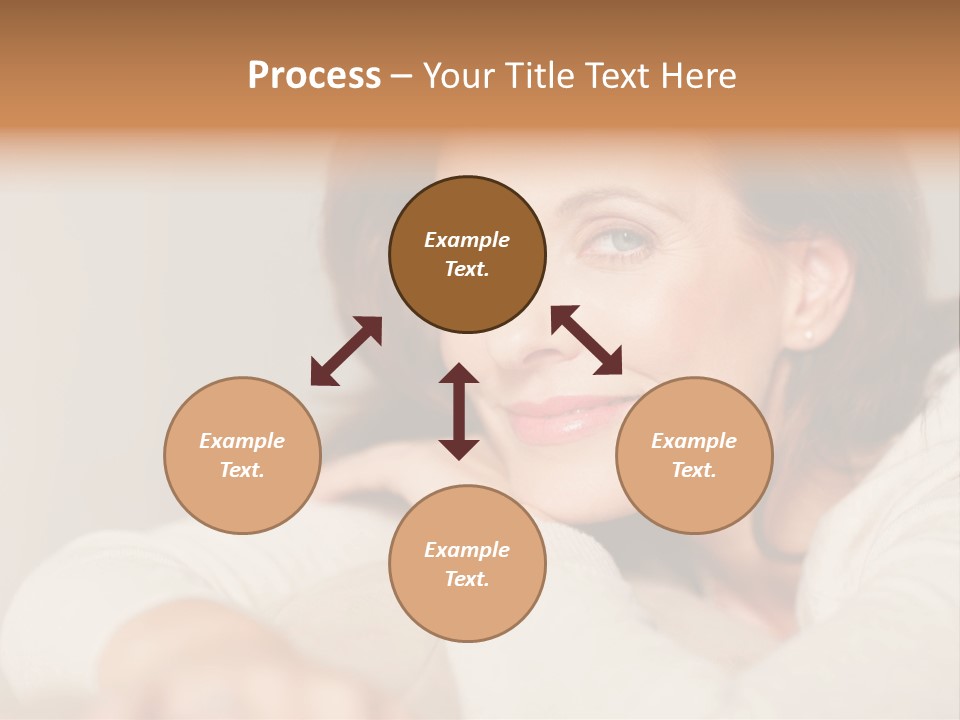 Woman Low Optic PowerPoint Template
