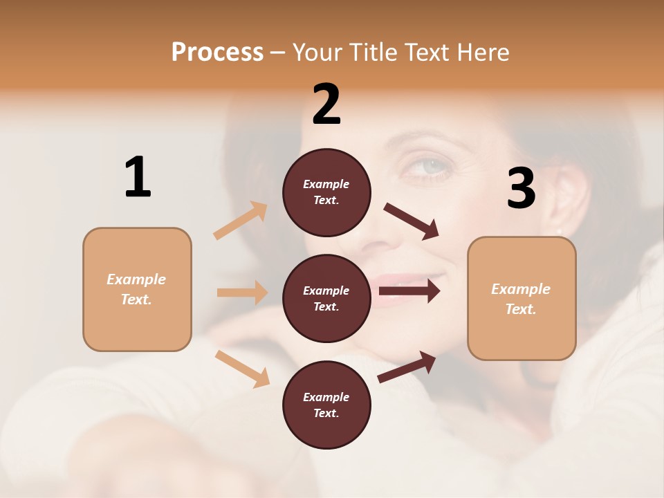 Woman Low Optic PowerPoint Template