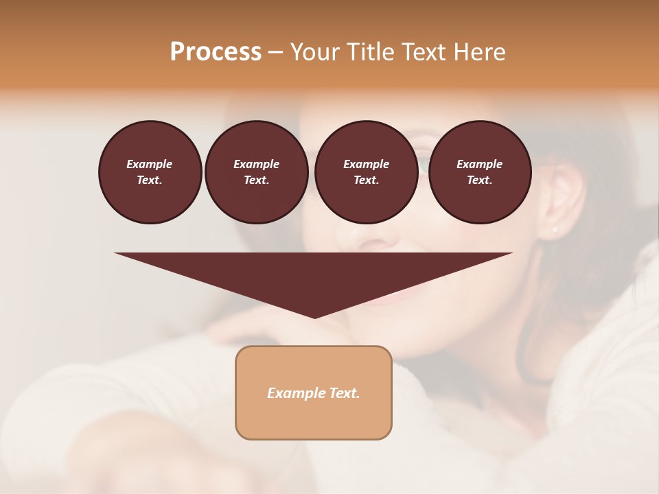 Woman Low Optic PowerPoint Template