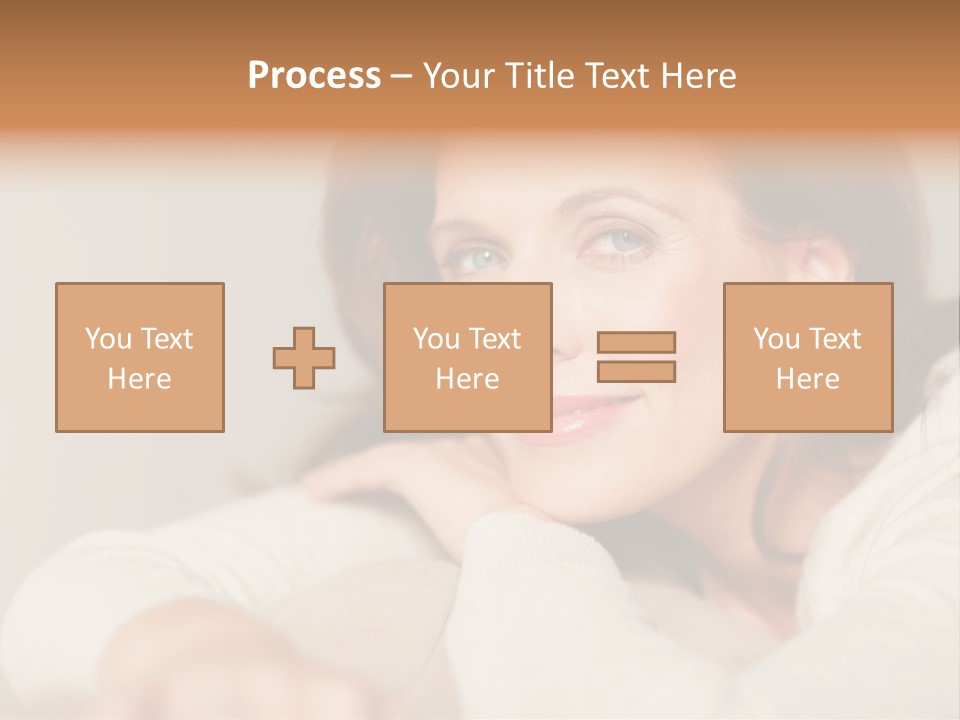 Woman Low Optic PowerPoint Template