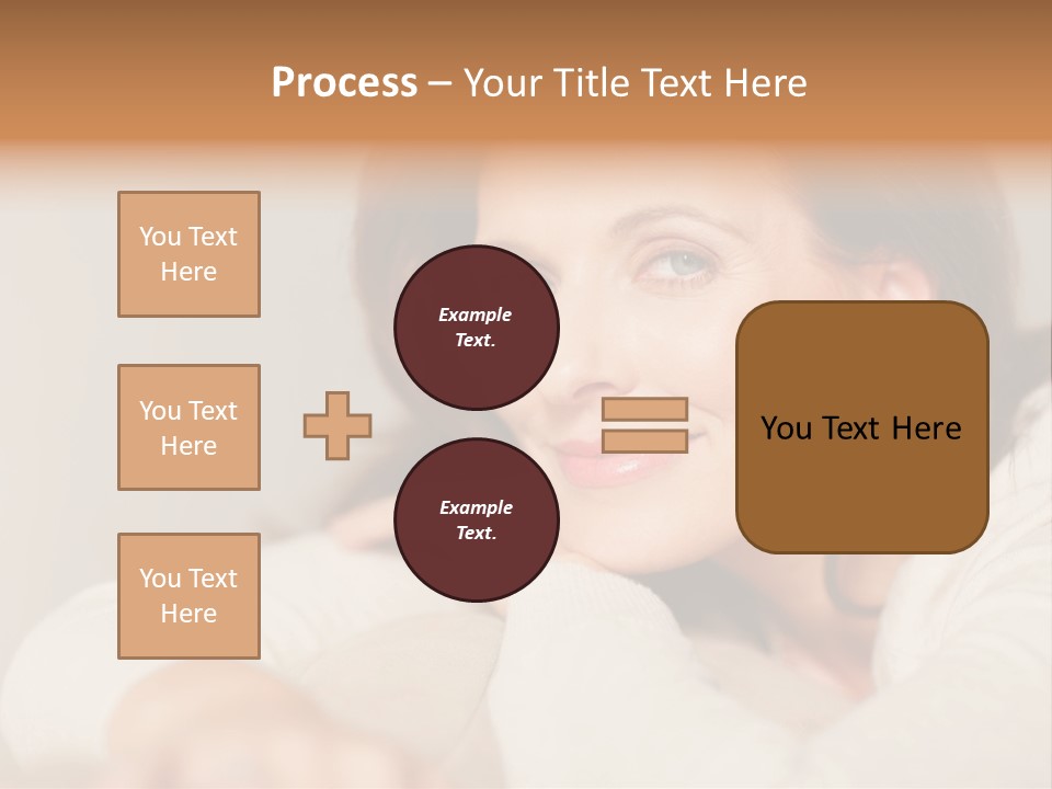 Woman Low Optic PowerPoint Template