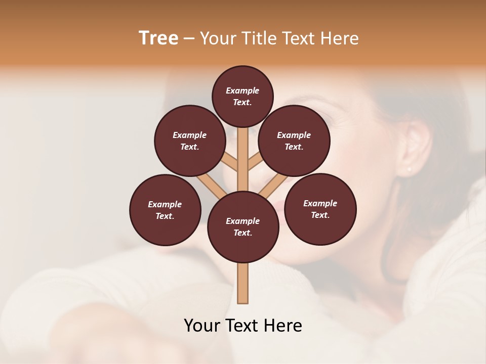 Woman Low Optic PowerPoint Template