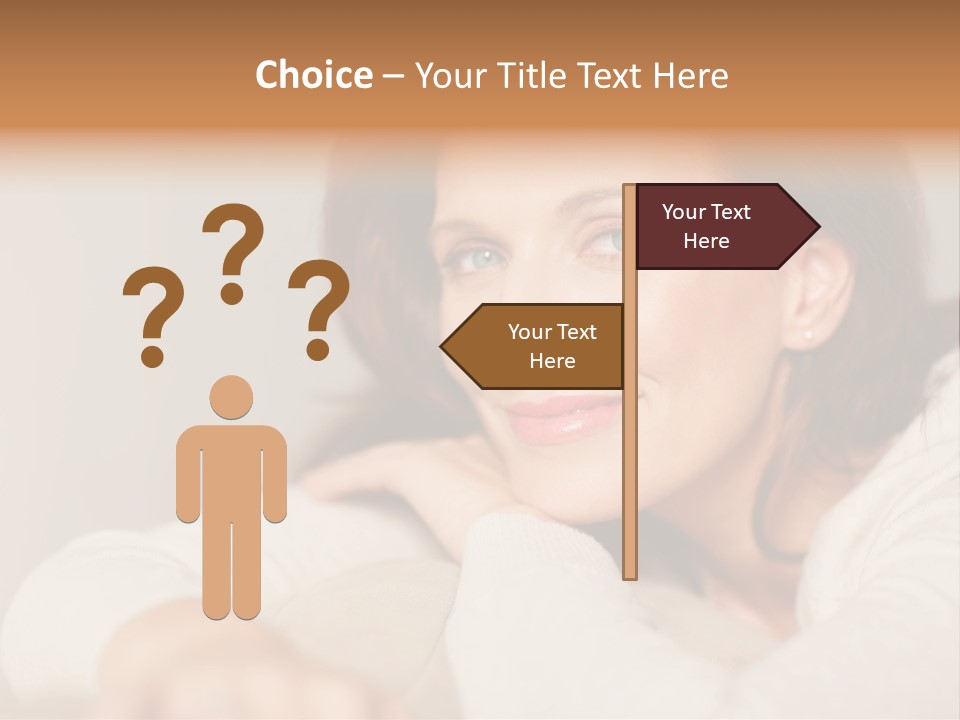 Woman Low Optic PowerPoint Template