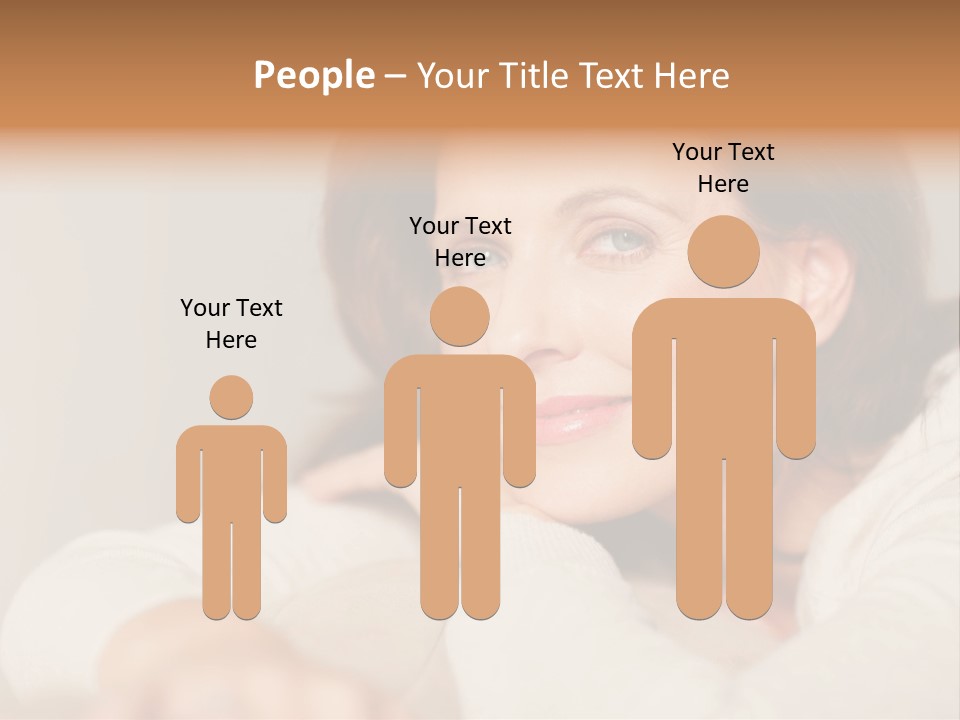 Woman Low Optic PowerPoint Template