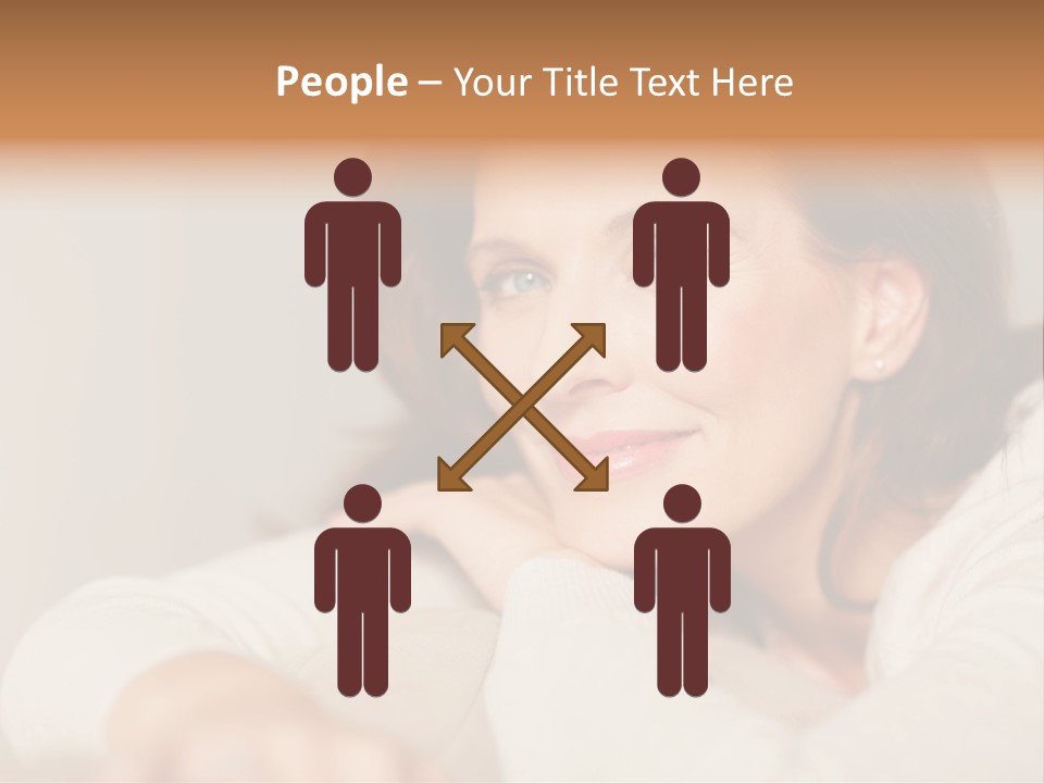 Woman Low Optic PowerPoint Template