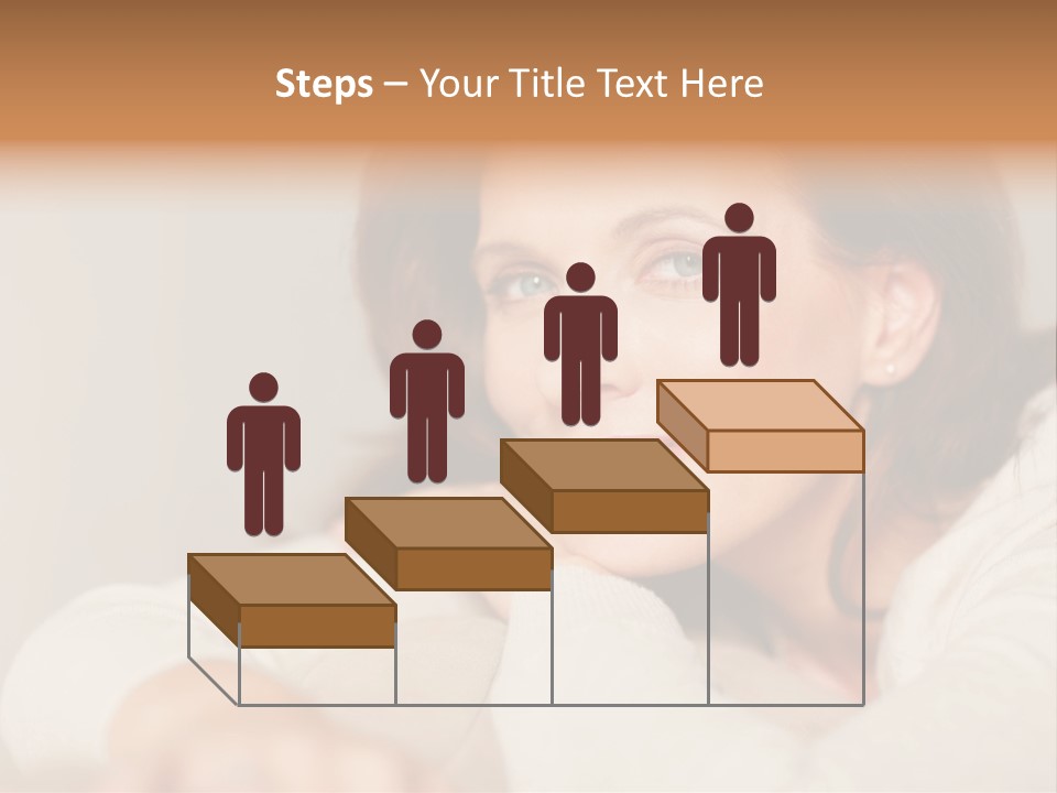 Woman Low Optic PowerPoint Template