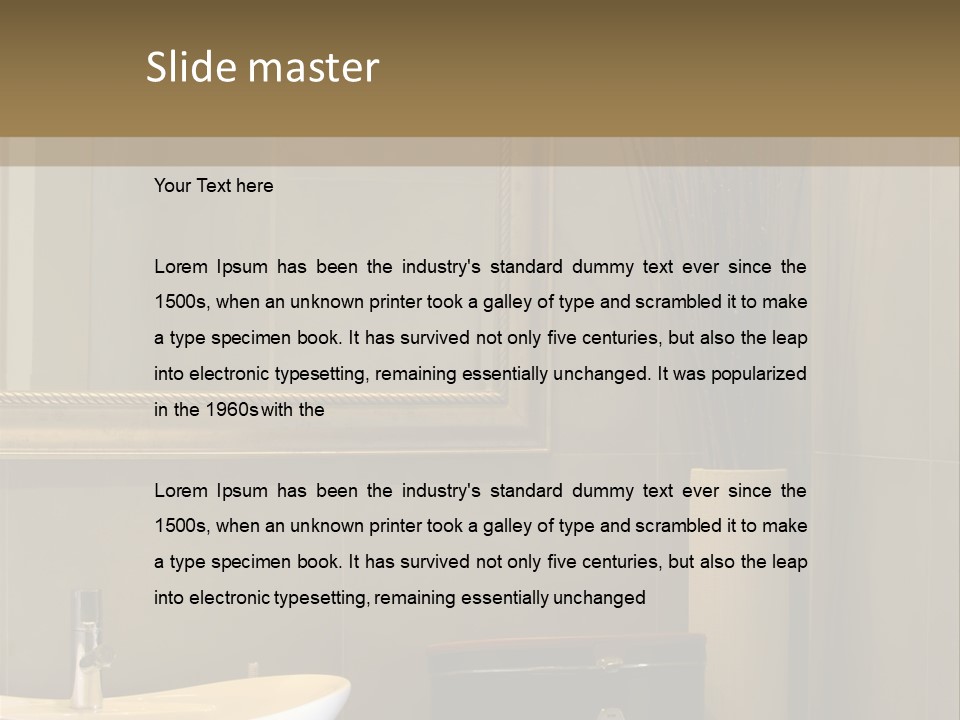 Isolated Girl Cosmetics PowerPoint Template