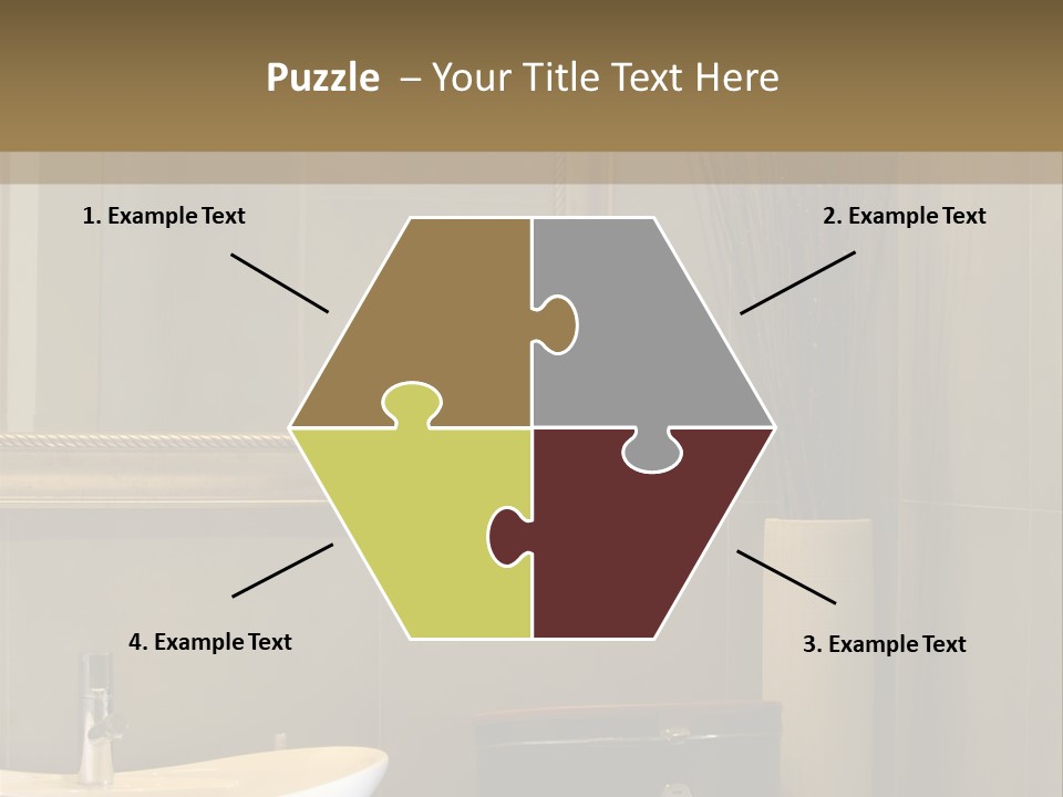 Isolated Girl Cosmetics PowerPoint Template