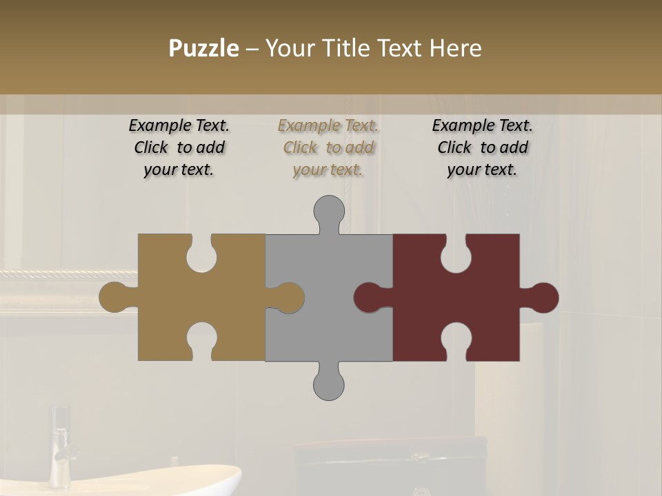 Isolated Girl Cosmetics PowerPoint Template