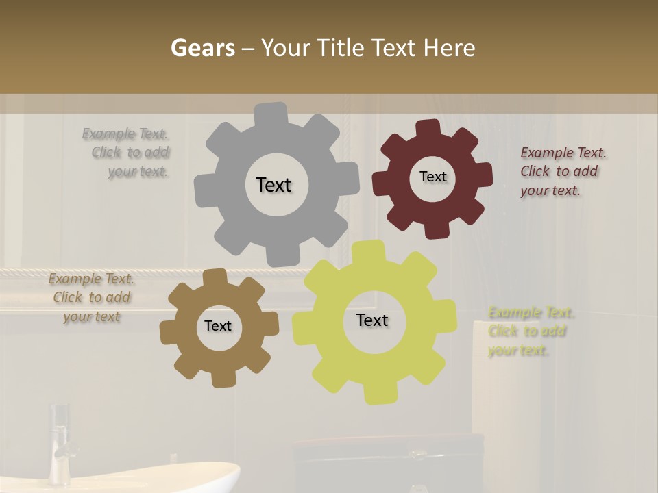 Isolated Girl Cosmetics PowerPoint Template