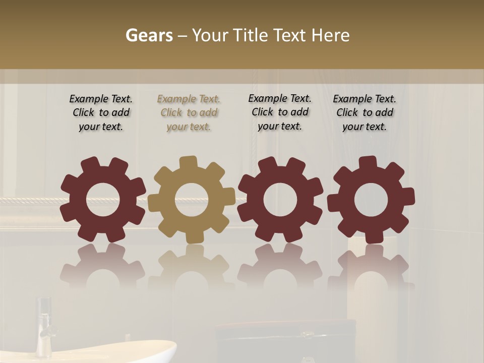 Isolated Girl Cosmetics PowerPoint Template