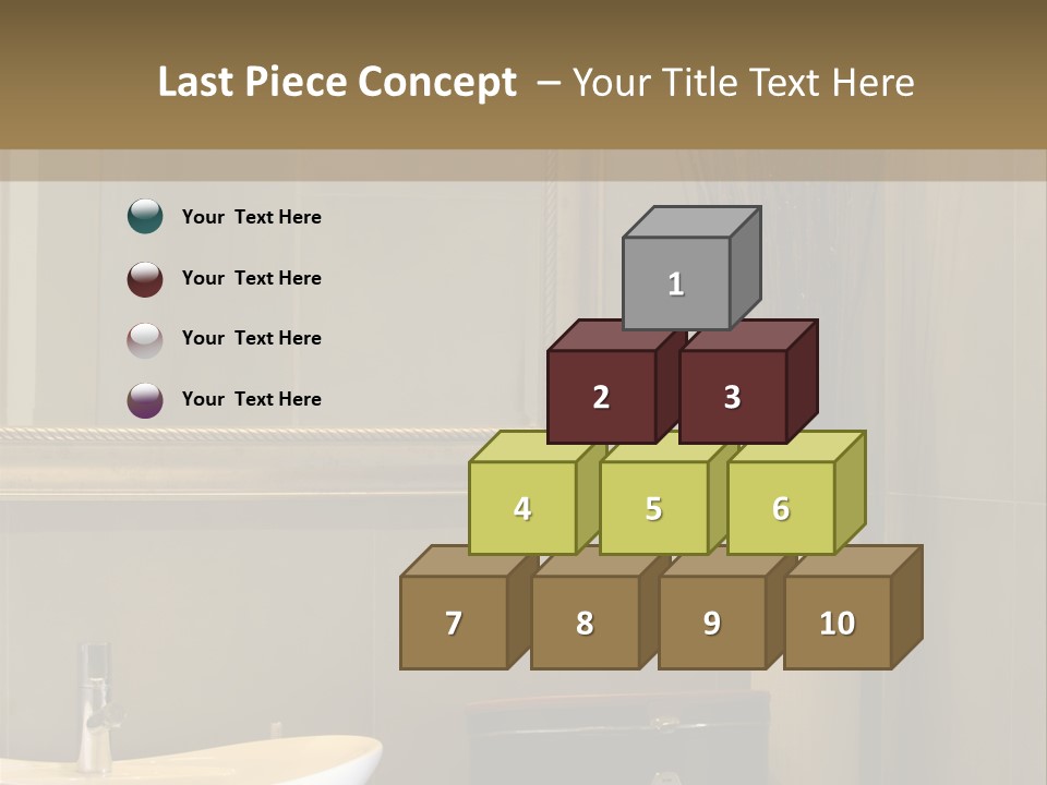 Isolated Girl Cosmetics PowerPoint Template