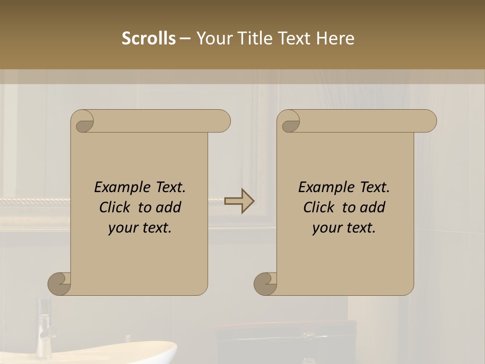 Isolated Girl Cosmetics PowerPoint Template