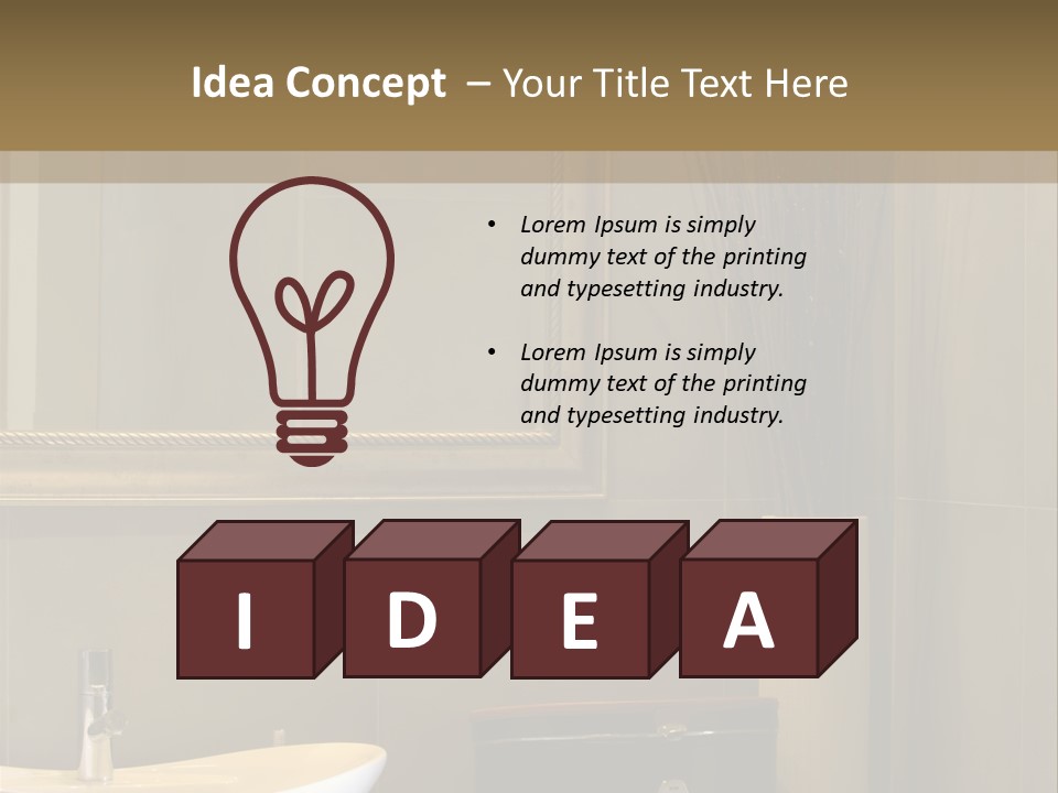 Isolated Girl Cosmetics PowerPoint Template