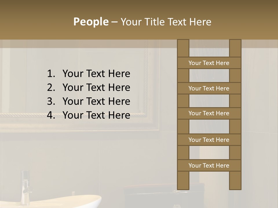 Isolated Girl Cosmetics PowerPoint Template