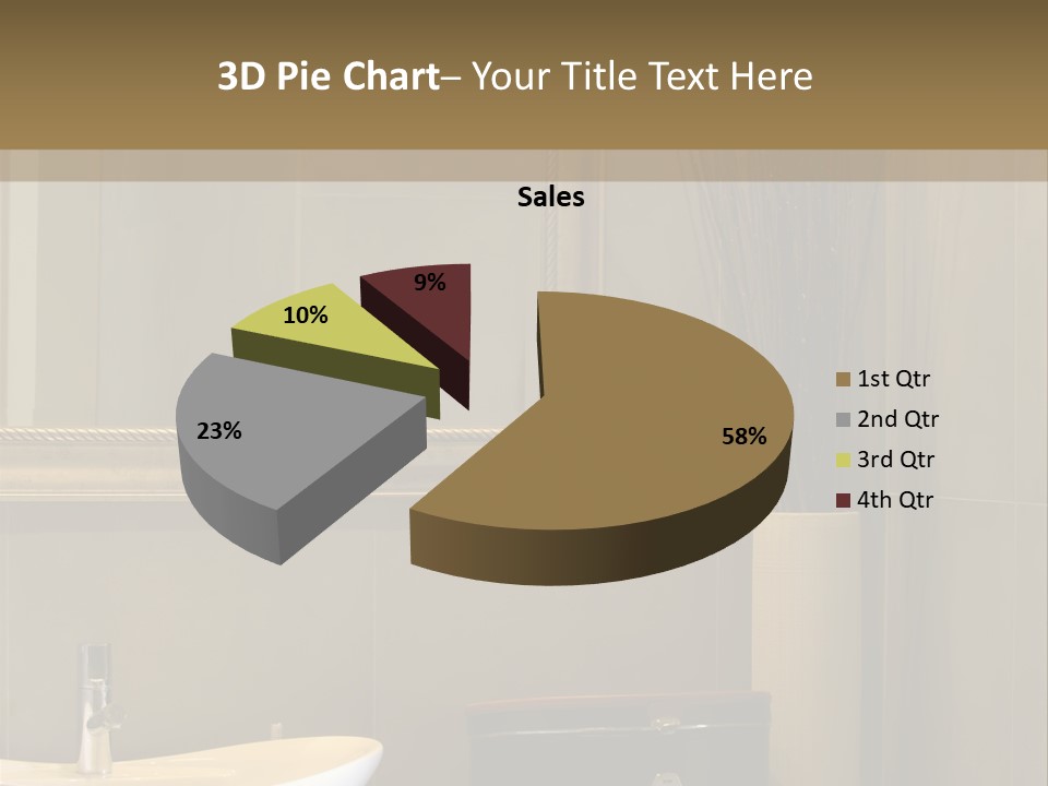 Isolated Girl Cosmetics PowerPoint Template