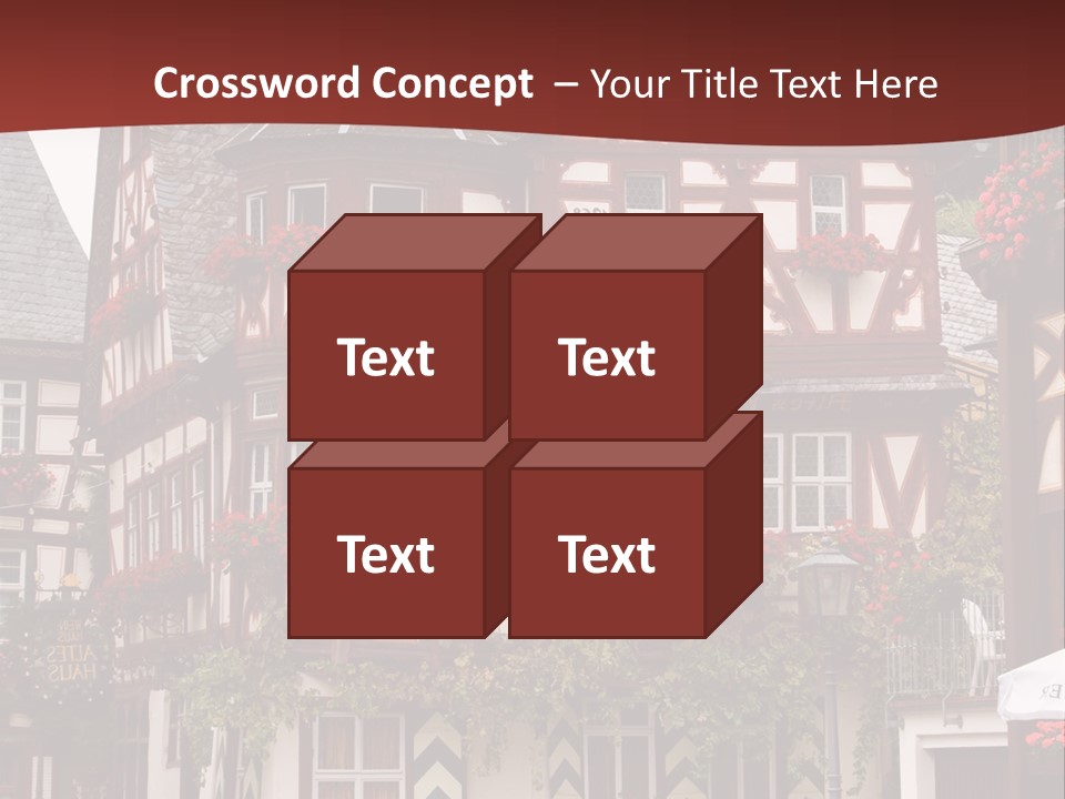 Rhinelandpalatinate Mittelrheintal Bacharach PowerPoint Template
