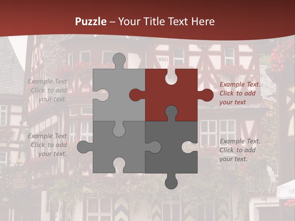 Rhinelandpalatinate Mittelrheintal Bacharach PowerPoint Template