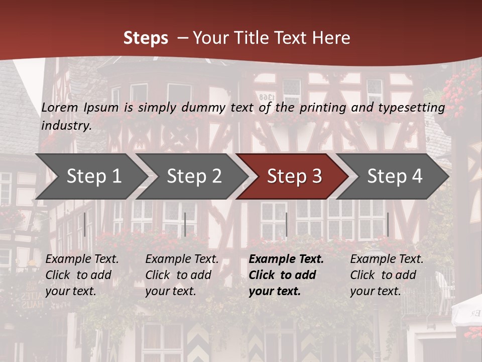 Rhinelandpalatinate Mittelrheintal Bacharach PowerPoint Template