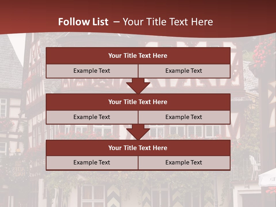 Rhinelandpalatinate Mittelrheintal Bacharach PowerPoint Template
