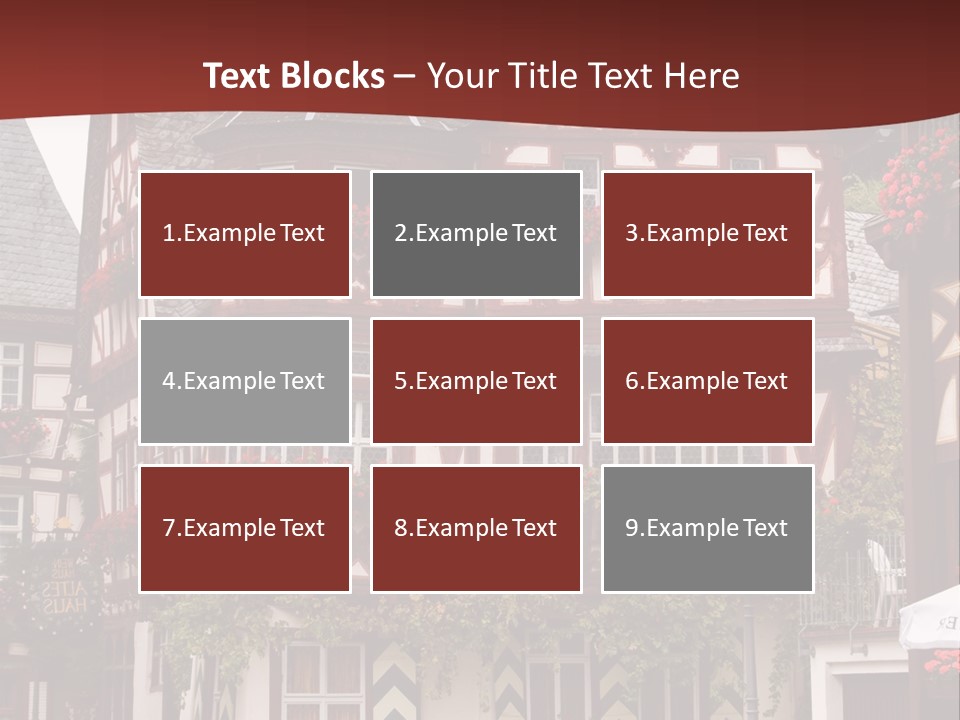 Rhinelandpalatinate Mittelrheintal Bacharach PowerPoint Template