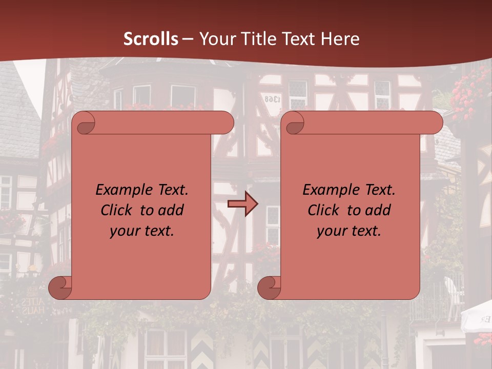 Rhinelandpalatinate Mittelrheintal Bacharach PowerPoint Template