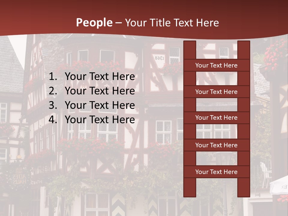 Rhinelandpalatinate Mittelrheintal Bacharach PowerPoint Template