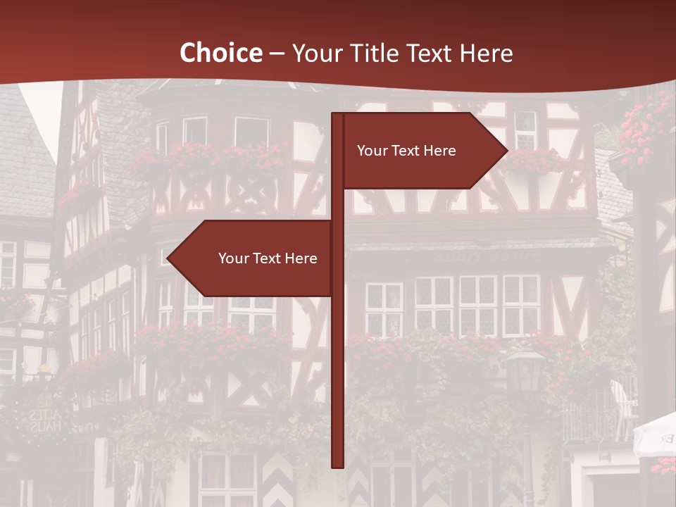 Rhinelandpalatinate Mittelrheintal Bacharach PowerPoint Template