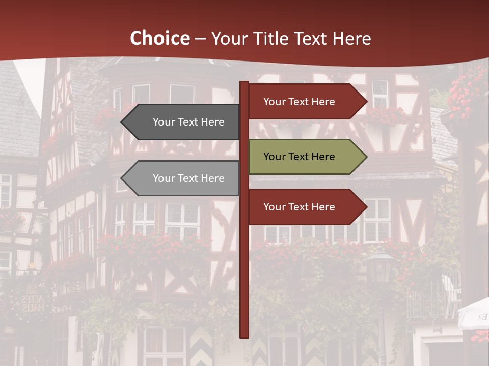 Rhinelandpalatinate Mittelrheintal Bacharach PowerPoint Template