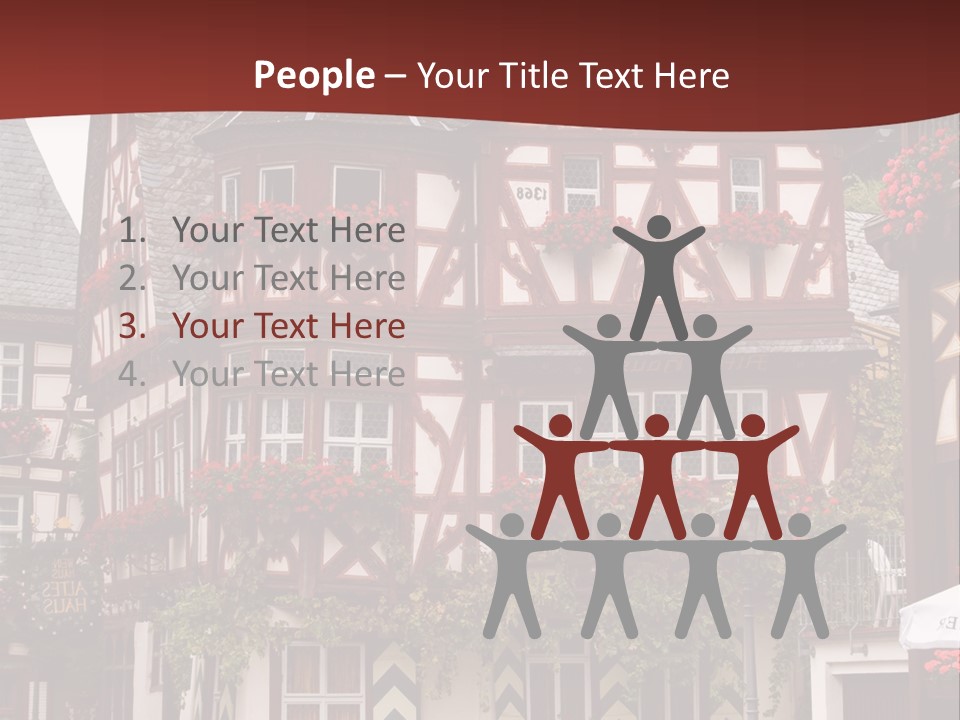 Rhinelandpalatinate Mittelrheintal Bacharach PowerPoint Template