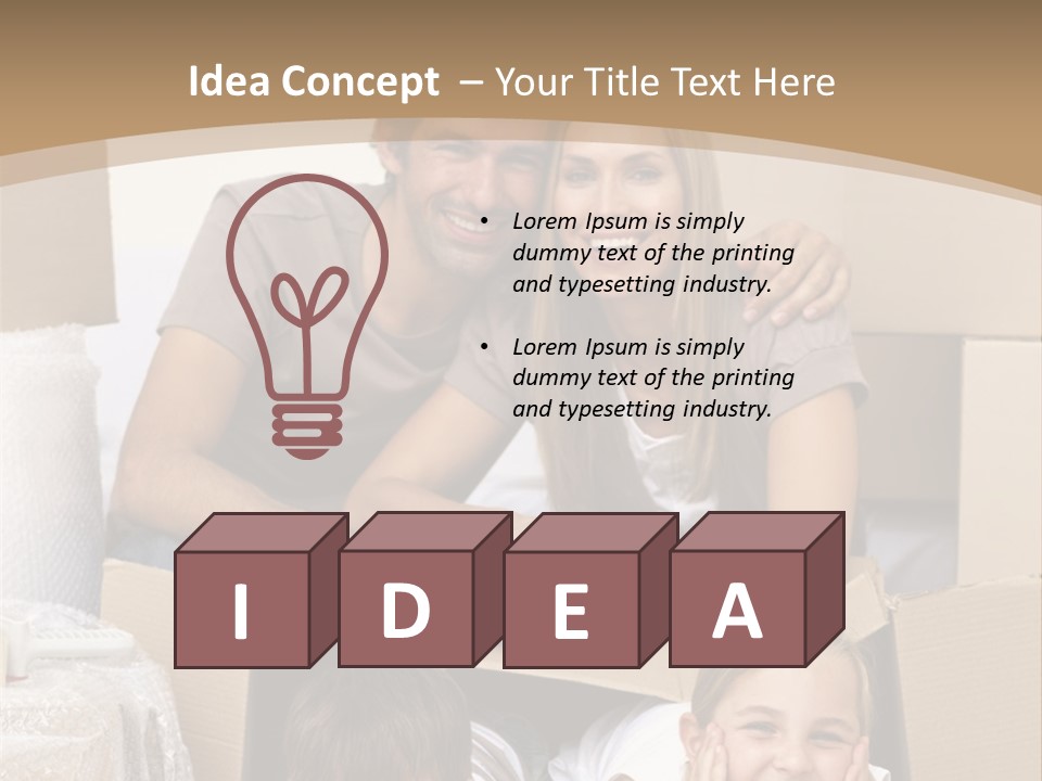 Father Buyer People PowerPoint Template