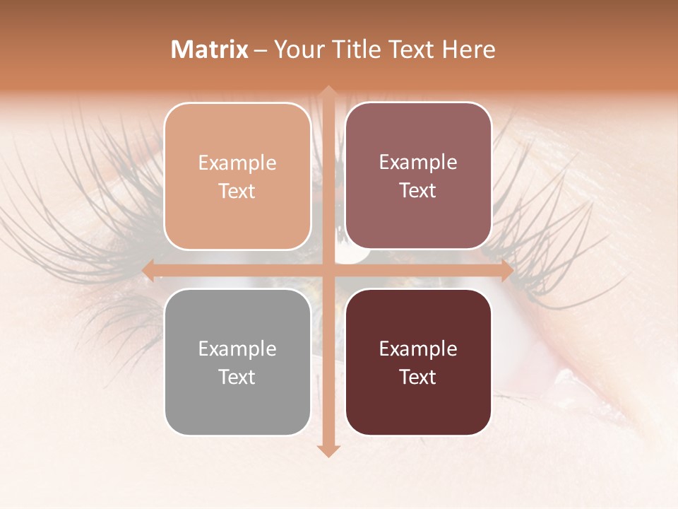 Woman Low Optic PowerPoint Template