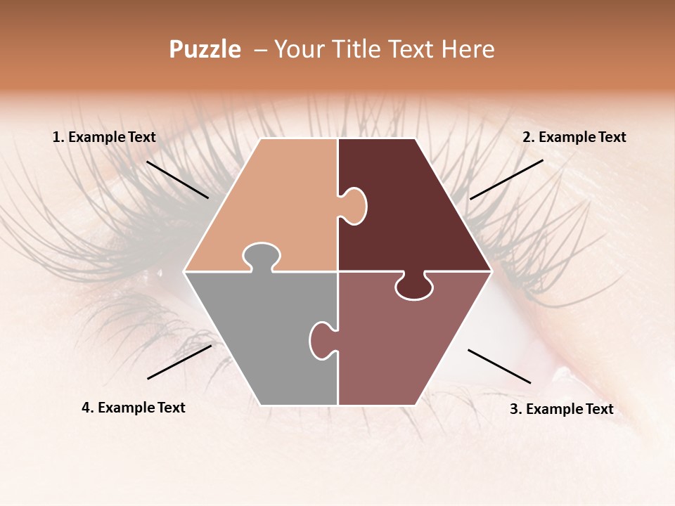 Woman Low Optic PowerPoint Template