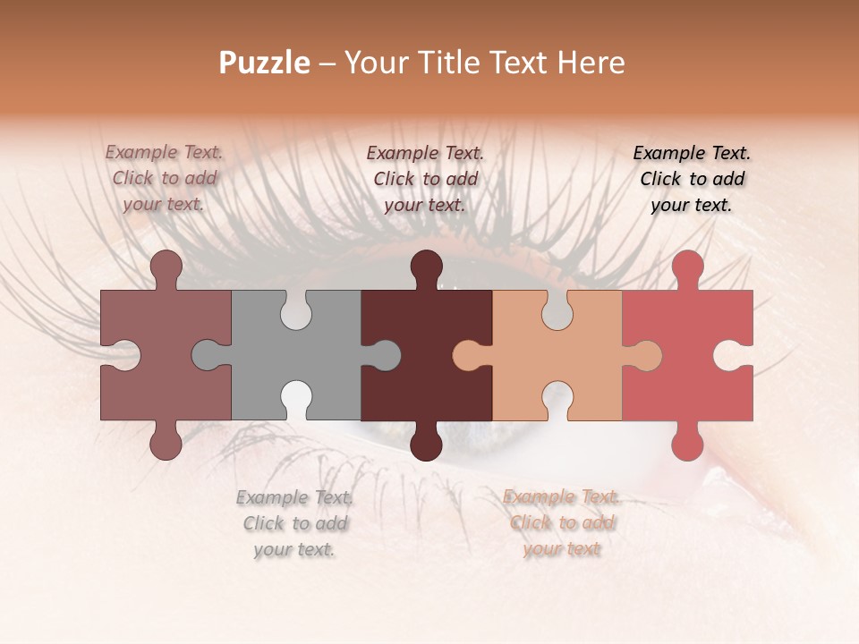 Woman Low Optic PowerPoint Template