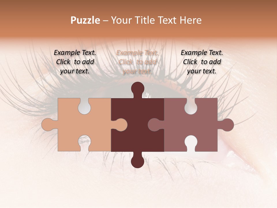 Woman Low Optic PowerPoint Template