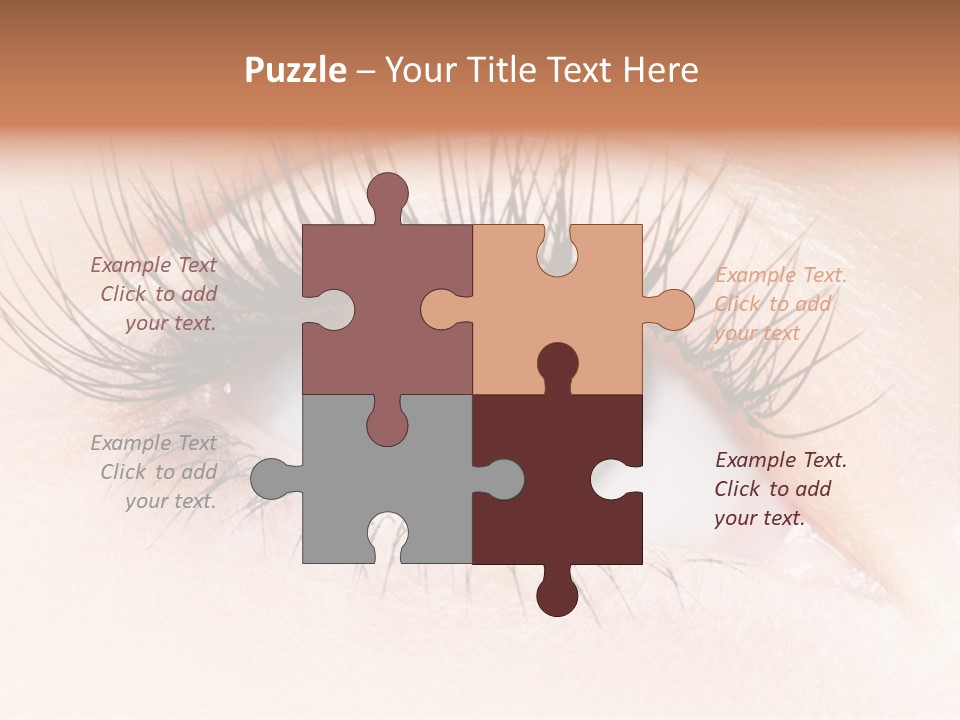 Woman Low Optic PowerPoint Template