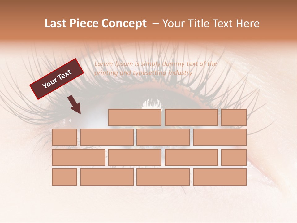 Woman Low Optic PowerPoint Template