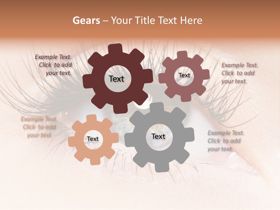 Woman Low Optic PowerPoint Template