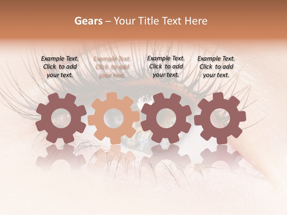 Woman Low Optic PowerPoint Template