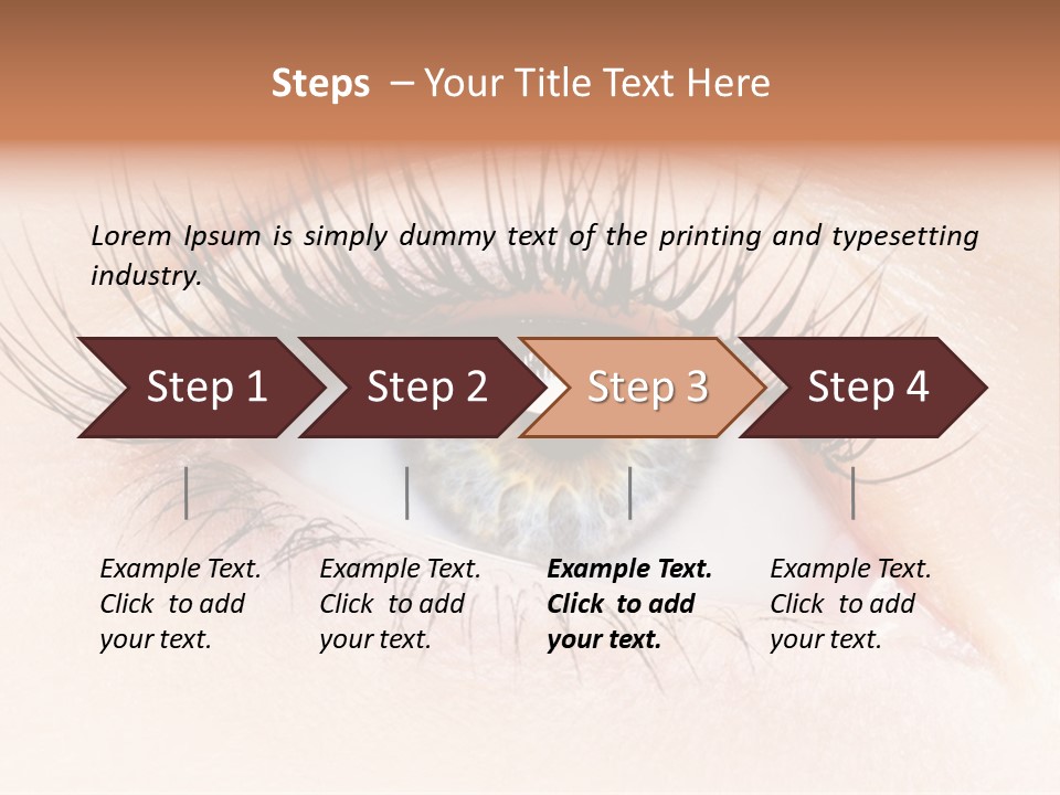 Woman Low Optic PowerPoint Template
