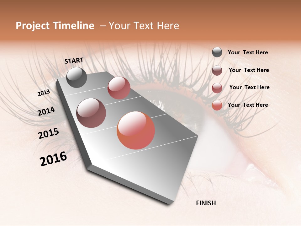 Woman Low Optic PowerPoint Template