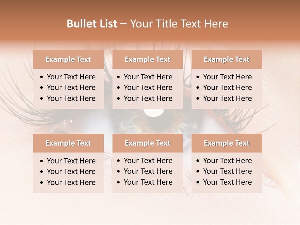 Woman Low Optic PowerPoint Template