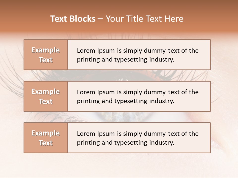 Woman Low Optic PowerPoint Template